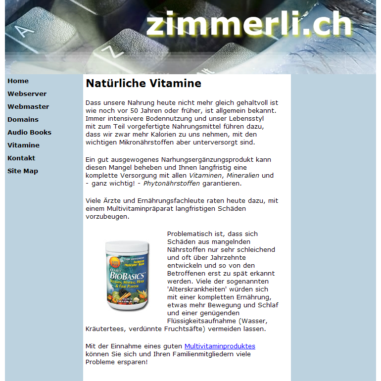 Zimmerli - Vitamine